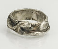 rugged organic style ring
