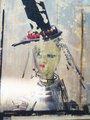 recycled mixed media art