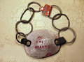 "Be the change" pewter bracelet necklace conversion