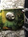 Day of the Dead pewter concrete skully bracelet