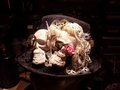 Steampunk day of the dead skull top hat