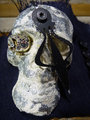 Day of the dead Edwardian men's skull cuff bracelet