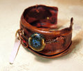 For goodness sake_crushed_copper_cuff_recycled_chains_beads Jomama