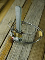 Left right window lever steel bracelet