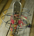 steel + brass wire bracelet