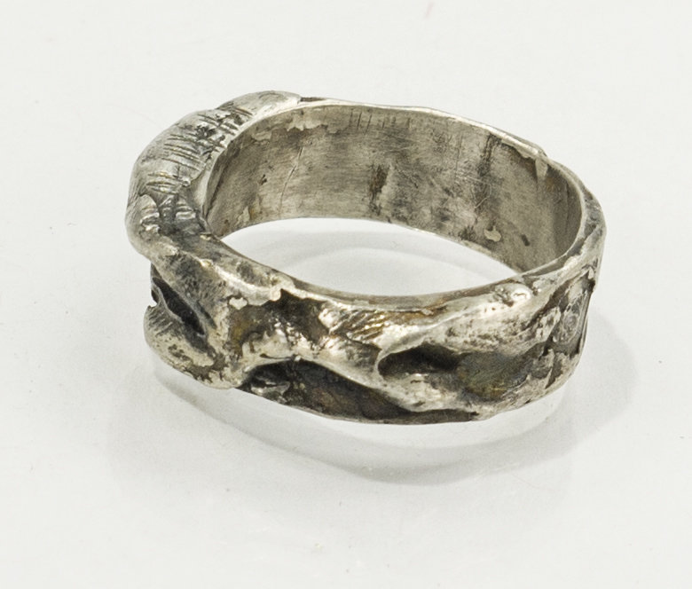 sculptural men's ring