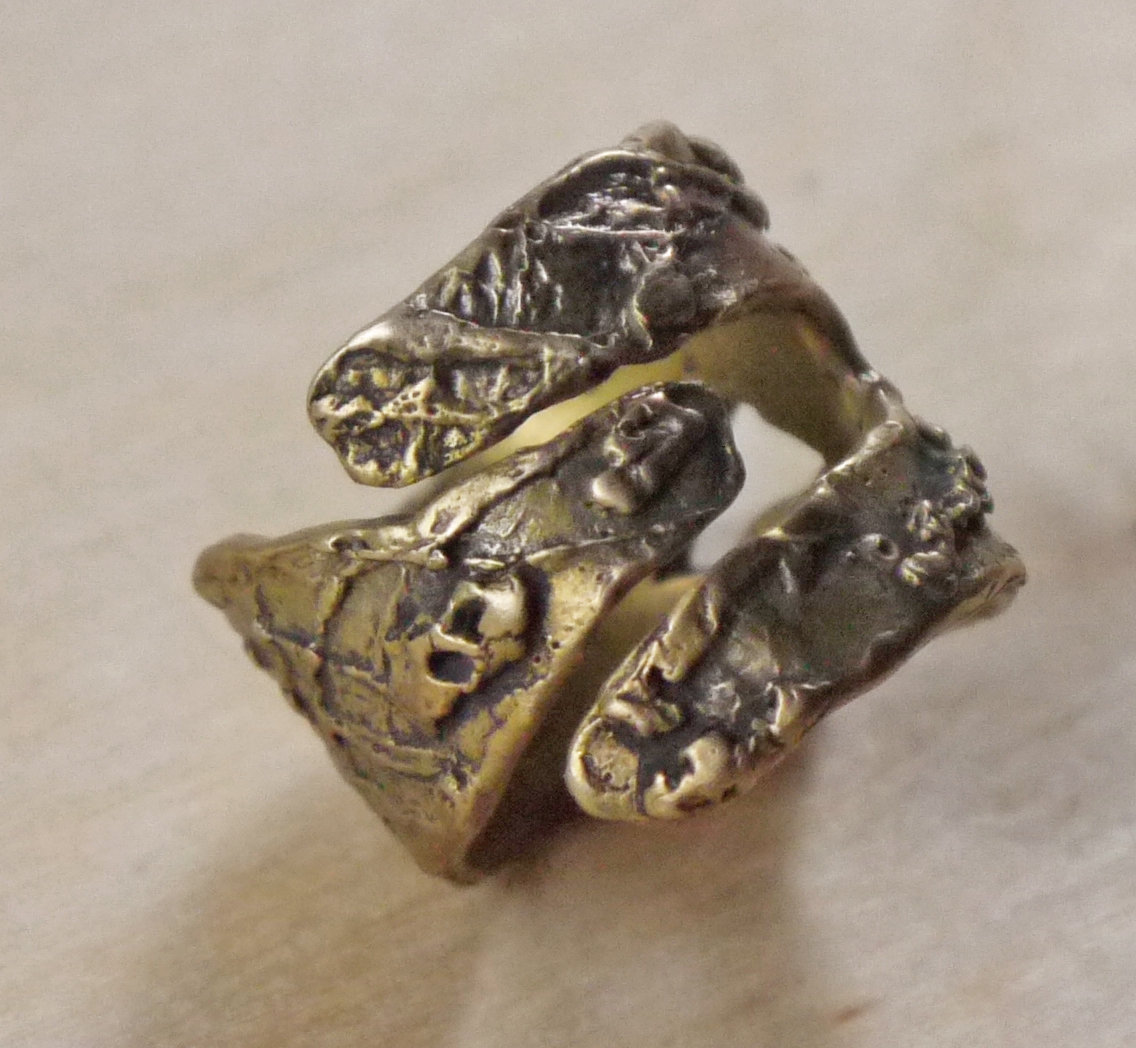 rustic and organic ring