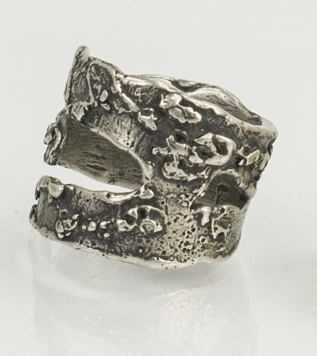 adjustable sterling silver ring