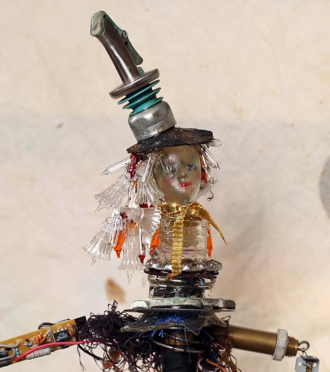 Steampunk ballerina Beatrix sculpture