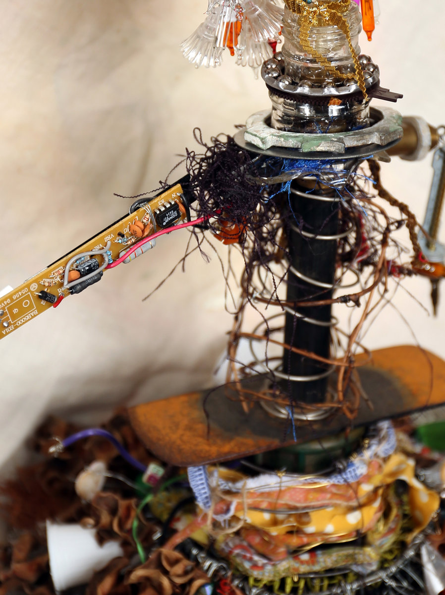 Steampunk ballerina sculpture