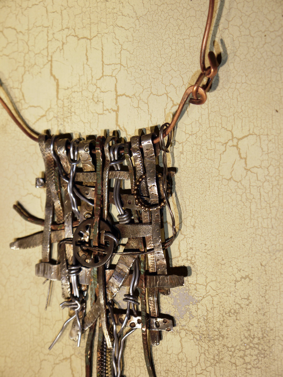 Assemblage necklace