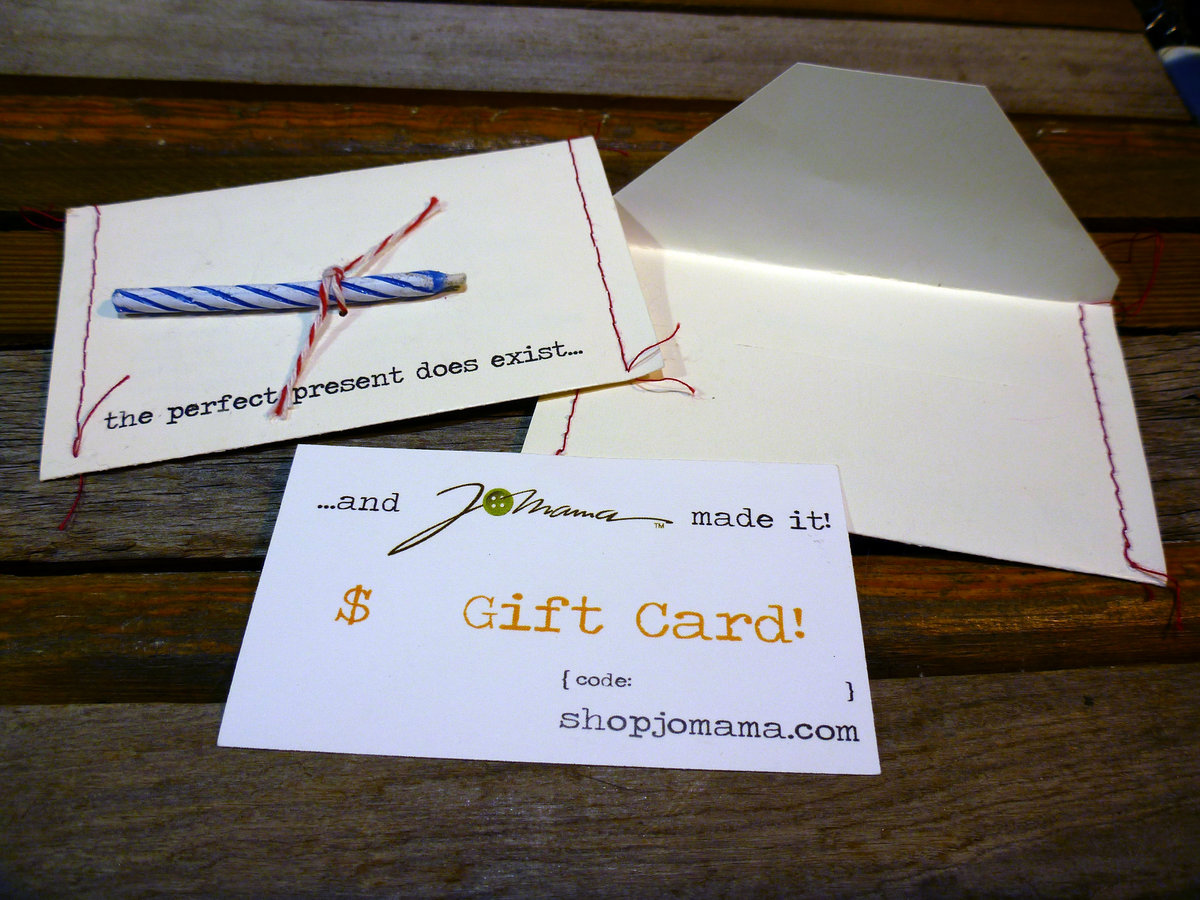 Jomama gift card