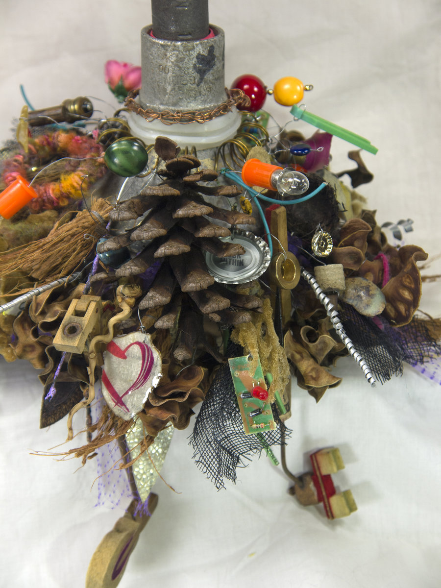 upcycled art sculpture