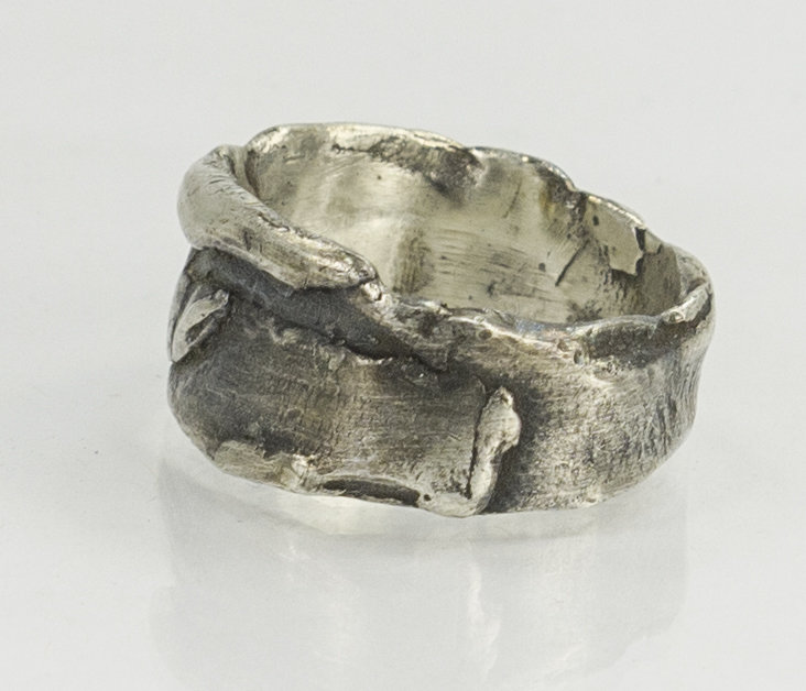 sculptural men's ring