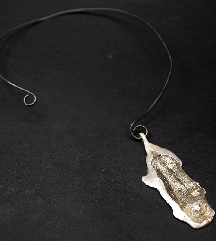 sterling silver nature inspired necklace