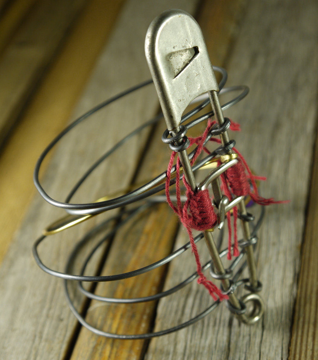 vintage safety pin accent