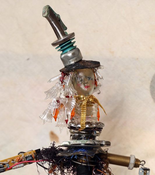 Steampunk ballerina Beatrix sculpture